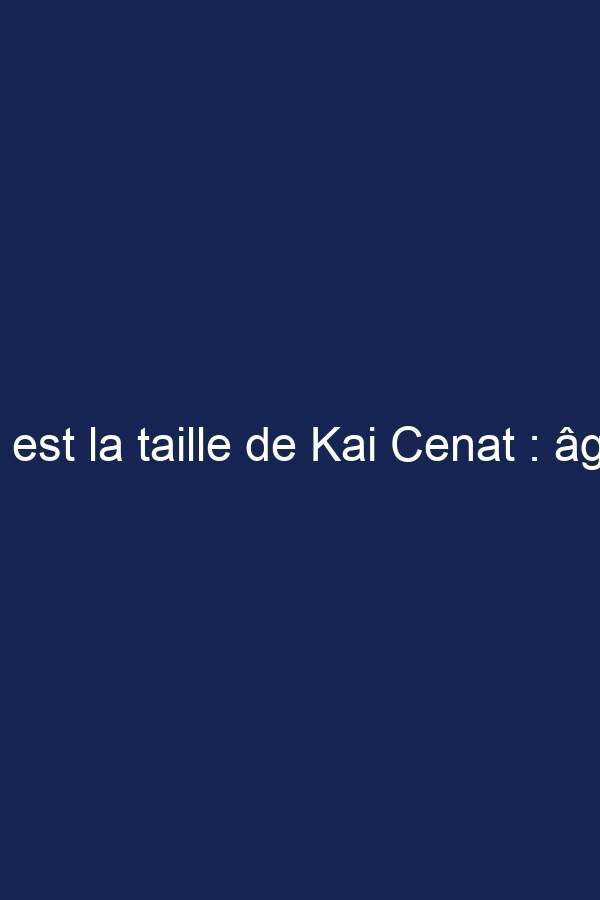 Quelle est la taille de Kai Cenat : âge, taille, fortune : cadeau Twitch Streamer